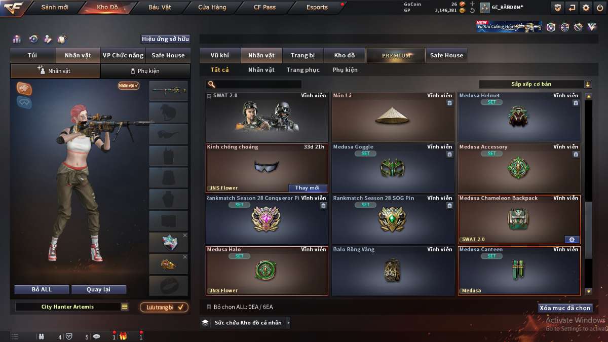 shop acc cf uy tin gia re